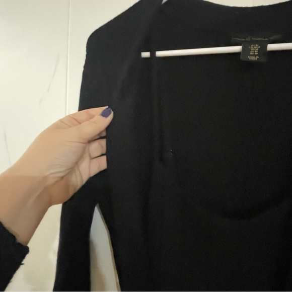 House of Harlow 1960 sweater dress and cardigan black medium - Picture 4 of 10